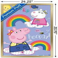 Peppa svinja - Hooray zidni poster, 22.375 34