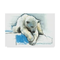Zaštitni znak likovne umjetnosti 'preko ruba' platna umjetnost Mark Adlington