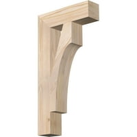 Ekena Millwork 1 2W 14 D 26 H Westlake Block Smooth Bracket, Douglas Jela