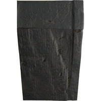 Ekena Millwork 4 H 6 D 48 W ručno tesani kamin od Fau drveta Kit W Ashford Corbels, Odležani kedar