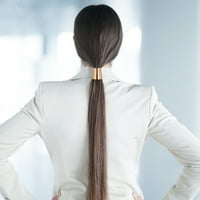 Kružite manžete za kosu Moderni jednostavni držači za kosu konopske kože kose kose za žene i djevojke