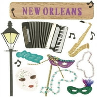 Jolee-ove butik dimenzionalne naljepnice - New Orleans