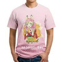 Mengen Summer Adult And Child Demon Slayer Mens Anime Element T-Shirt Shirt-okrugli vrat kratki rukavi