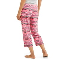 Ženske Print Capri pantalone za spavanje