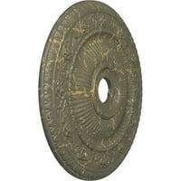 Ekena Millwork 1 4 od 7 8 ID 2 P Logan plafon medaljon, ručno oslikana Hamamelis pucketanje