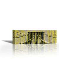 Tip Bruklinskog mosta - savremena Likovna umjetnost Giclee na platnu Galerija Wrap - zidni dekor - umjetničko
