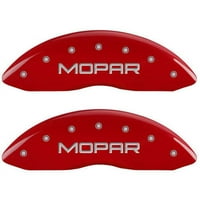 Set prekrivača kalibra MGP, 42006Propd, gravirani prednji i stražnji dio: mopar, crveni praškasti sloj,