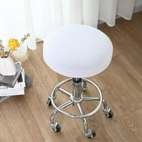 Okrugli poklopci barske stolice, Super mekani i perivi elastični jastuk za stolice Slipcover za stolicu
