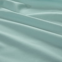 Udobni prostori Microfiber Coolma Solid Sheet set, kralj, aqua