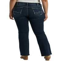 Silver Jeans Co. Plus Size Suki Farmerke Sa Srednjim Usponom Veličine Struka 12-24