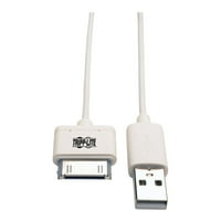 Tripp Lite 3FT USB sinkronizirani kabel za naplatu 30-pinski priključak za Apple White 3 '