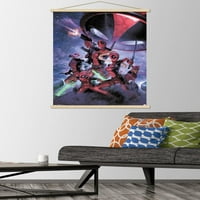 Marvel Comics - Deadpool - Porodični zidni poster sa drvenim magnetskim okvirom, 22.375 34