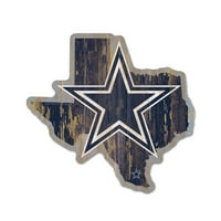 Dallas Cowboys Država Oblik Drveta Znak