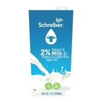 Schreiber smanjuje masti 2% mlijeka, fl oz Count