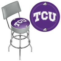Texas Christian University 40 podstavljena okretna stolica sa leđima, hrom