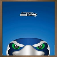 Seattle Seahawks - S. Preston Maskot Blitz zidni poster, 14.725 22.375