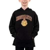 Harry Potter Hogwarts Crest Youth Boys Black s kapuljačom Sweat-S