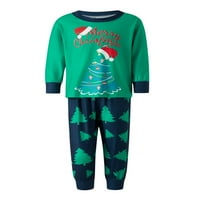 Family Matching Božić pidžama Set Božić Tree štampani Sleepwear odmor Loungewear Jammies Pjs za odrasle