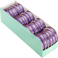 Offray Sheer Elegance Boxed Ribbon Asortiman 24 Pkg-Purple