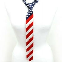 Zastava Patriotska kravata poliester tanka unise kravata Sad-Novo sa oznakama kutija