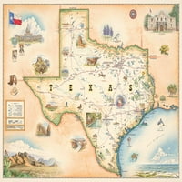 MasterPees Xplorer Texas Mapa Slagalica Jigsaw
