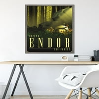 Star Wars: Endor - Pogledajte šumu RUSSELL WHASS Zidni poster, 22.375 34 uramljeno