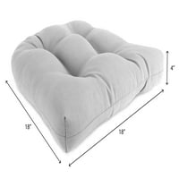 Jordan proizvodni Set od dva 18 18 4 Vanjska pletena jastuka za stolice, Bella Multi